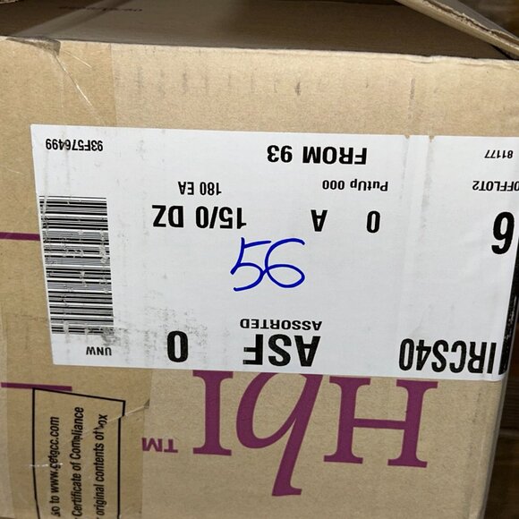 Hanes Women's Cotton Briefs – LOT 56 - 180 pcs – 18 packs (10 ea) – Sz 6 - NEW - Picture 3 of 3